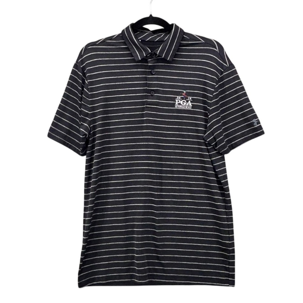 Under Armour Golf Polo S HeatGear PGA 2019 Bethpage Tour Dri Quick Cooling